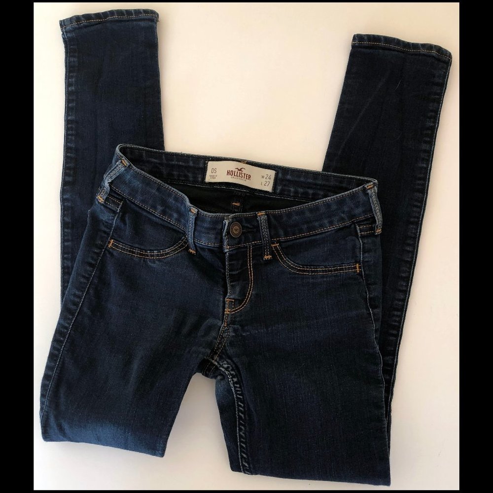 HOLLISTER Jeans Skinny Stretch Size 0 Short 24x27
